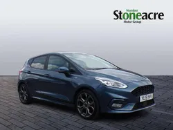 Blue Used 2019 Ford Fiesta ST-Line Hatchback | £9,295 (Fair price)