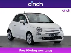 White Used 2022 Fiat 500 Dolcevita Hatchback | £9,999 (Fair price)