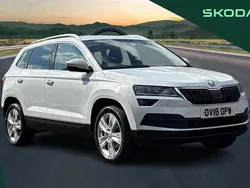 White Used 2018 Skoda Karoq SE L SUV | £14,795 (Fair price)