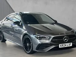 Mountain grey metallic Used 2024 Mercedes CLA220 AMG Line Premium Plus Sedan | £33,005 (Fair price)