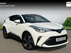White Used 2022 Toyota C-HR Design SUV | £19,491 (Fair price)