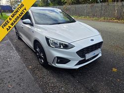 White Used 2019 Ford Focus ST-Line Hatchback | £10,995 (Fair price)