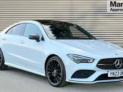 White Used 2023 Mercedes CLA220 AMG Line Premium Plus Sedan | £27,531 (Good price)