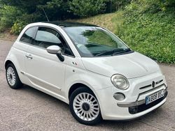 White Used 2008 Fiat 500 Lounge Hatchback | £3,750 (Fair price)