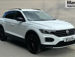 White Used 2021 VW T-Roc Black Edition SUV | £20,715 (Fair price)