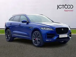 Blue Used 2017 Jaguar F-Pace R-Sport SUV | £16,740 (Fair price)