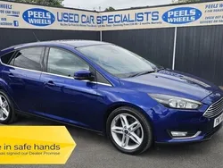 Blue Used 2017 Ford Focus Titanium Hatchback | £6,275 (Good price)