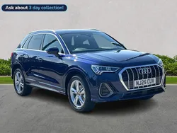 Blue Used 2025 Audi Q3 S-Line SUV | £34,903 (Fair price)