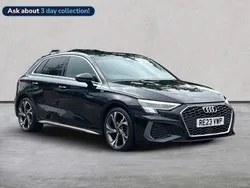 Black Used 2023 Audi A3 S-Line Hatchback | £21,113 (Good price)