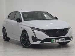 White Used 2024 Peugeot e-308 GTi Hatchback | £23,498 (Fair price)