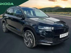 Black Used 2024 Skoda Karoq SportLine SUV | £27,494 (Fair price)