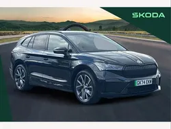 Black Used 2024 Skoda Enyaq iV SportlinePlus SUV | £33,995 (Fair price)