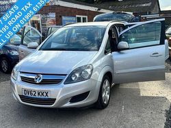 Silver Used 2012 Vauxhall Zafira MPV | £2,499 (Good price)