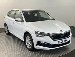 White Used 2021 Skoda Scala SE Technology Hatchback | £9,995 (Fair price)