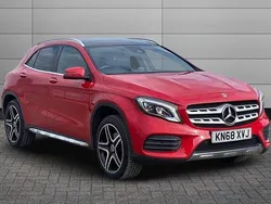 Jupiter red Used 2018 Mercedes GLA220 AMG line SUV | £17,350 (A bit pricey)
