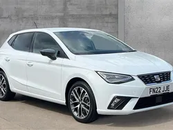 Metallic nevada white Used 2022 Seat Ibiza XCELLENCE Hatchback | £13,790 (Fair price)