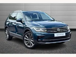 Blue Used 2024 VW Tiguan Elegance SUV | £29,999 (Fair price)