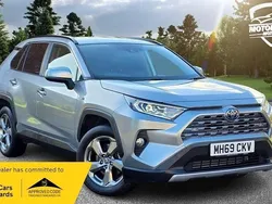 Silver Used 2019 Toyota RAV4 Hybrid SUV | £18,999 (Fair price)