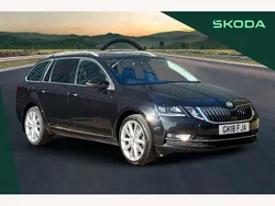 Black magic pearlescent Used 2018 Skoda Octavia SE L Estate | £12,495 (Fair price)