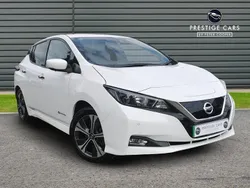 White Used 2019 Nissan Leaf N-Connecta Hatchback | £7,491 (Fair price)