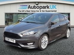 Grey Used 2017 Ford Focus ST-Line Hatchback | £8,895 (Fair price)