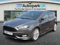 Grey Used 2017 Ford Focus ST-Line Hatchback | £8,895 (Fair price)