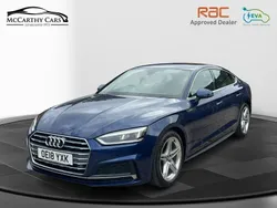 Blue Used 2018 Audi A5 S-Line Coupe | £16,795 (Fair price)