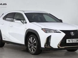 White Used 2020 Lexus UX 250h Sport Line SUV | £22,500 (A bit pricey)