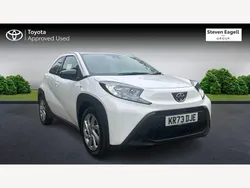 White Used 2023 Toyota Aygo PURE Hatchback | £11,923 (Fair price)