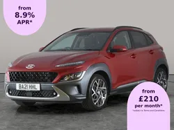 Red Used 2021 Hyundai Kona Premium SUV | £15,268 (Fair price)