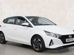 White Used 2021 Hyundai i20 SE Hatchback | £12,331 (Fair price)