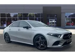 Silver Used 2022 Mercedes A200 AMG Line Premium Plus Sedan | £25,994 (Expensive)
