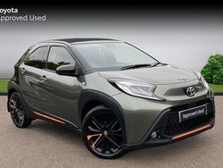 Cardamon green bitone Used 2022 Toyota Aygo Edition Hatchback | £14,158 (A bit pricey)