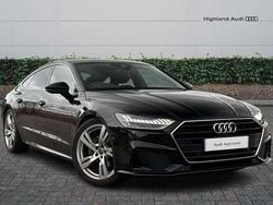 Black Used 2021 Audi A7 S-Line Hatchback | £27,985 (Fair price)