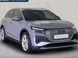 Grey Used 2024 Audi Q4 e-tron S-Line SUV | £34,442 (Good price)