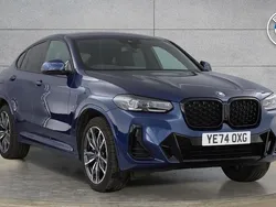 Phytonic blue metallic paint Used 2024 BMW X4 M Sport SUV | £44,325 (Good price)