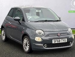 Grey Used 2018 Fiat 500 Lounge Hatchback | £7,699 (Fair price)
