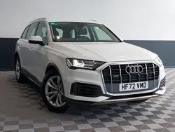 White Used 2022 Audi Q7 Sport SUV | £36,998 (Good price)