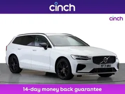 White Used 2021 Volvo V60 R-Design Estate | £26,249 (Fair price)