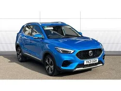 Blue Used 2021 MG ZS Excite Sedan | £12,793 (Fair price)