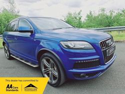 Blue Used 2013 Audi Q7 S-line plus SUV | £12,999 (Fair price)