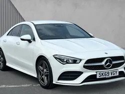 White Used 2019 Mercedes CLA180 AMG Line Premium Sedan | £20,053 (Fair price)