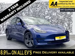 Blue Used 2021 Tesla Model 3 Standard Range Sedan | £16,495 (Good price)