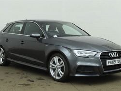 Grey Used 2019 Audi A3 Sportback S-Line Hatchback | £14,985 (Fair price)