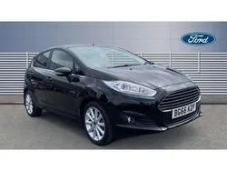 Black Used 2016 Ford Fiesta Titanium Hatchback | £7,759 (Fair price)