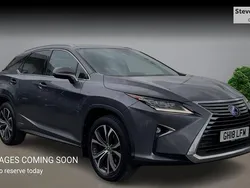 Grey Used 2018 Lexus RX450h Luxury Line SUV | £23,250 (Good price)