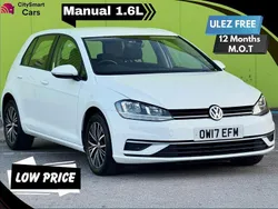White Used 2017 VW Golf VII SE Hatchback | £6,200 (Super price)