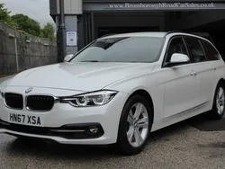 Mineral white Used 2017 BMW 318 Sport Line Estate | £13,295 (Fair price)