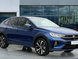 Reef blue metallic Used 2024 VW Taigo R-line SUV | £25,174 (A bit pricey)