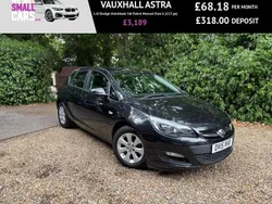 Black Used 2015 Vauxhall Astra Design Edition Hatchback | £3,189 (Fair price)